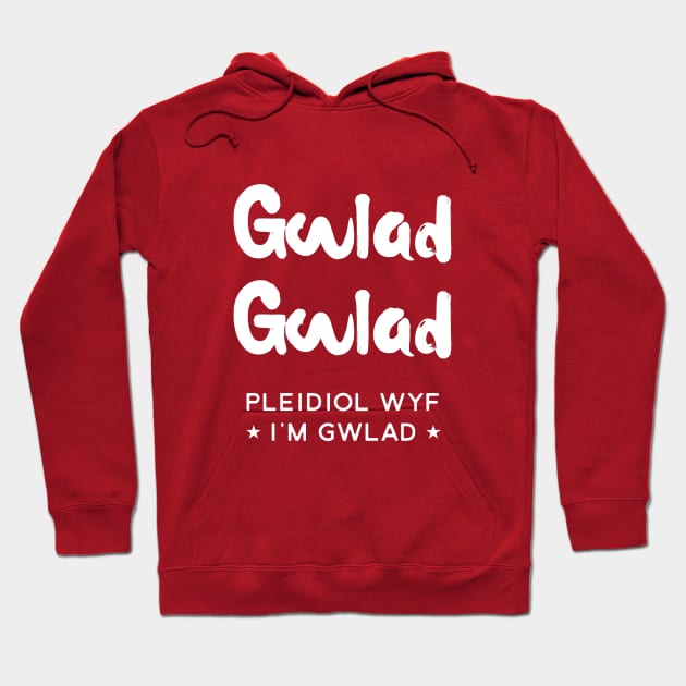 Wales national anthem — Hen Wlad Fy Nhadau Hoodie by stariconsrugby